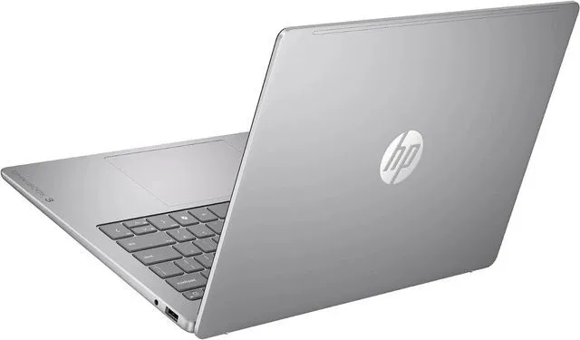 Alt view image 3 of 5 - HP 14 OmniBook 3 Next Gen AI Laptop 2K OLED Snapdragon X 16GB 256GB - Silver 14-HZ0688CL