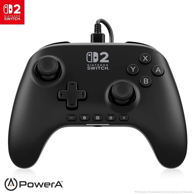 Main image of PowerA Advantage Wired Controller for Nintendo Switch 2 - Black NSGP0523-01
