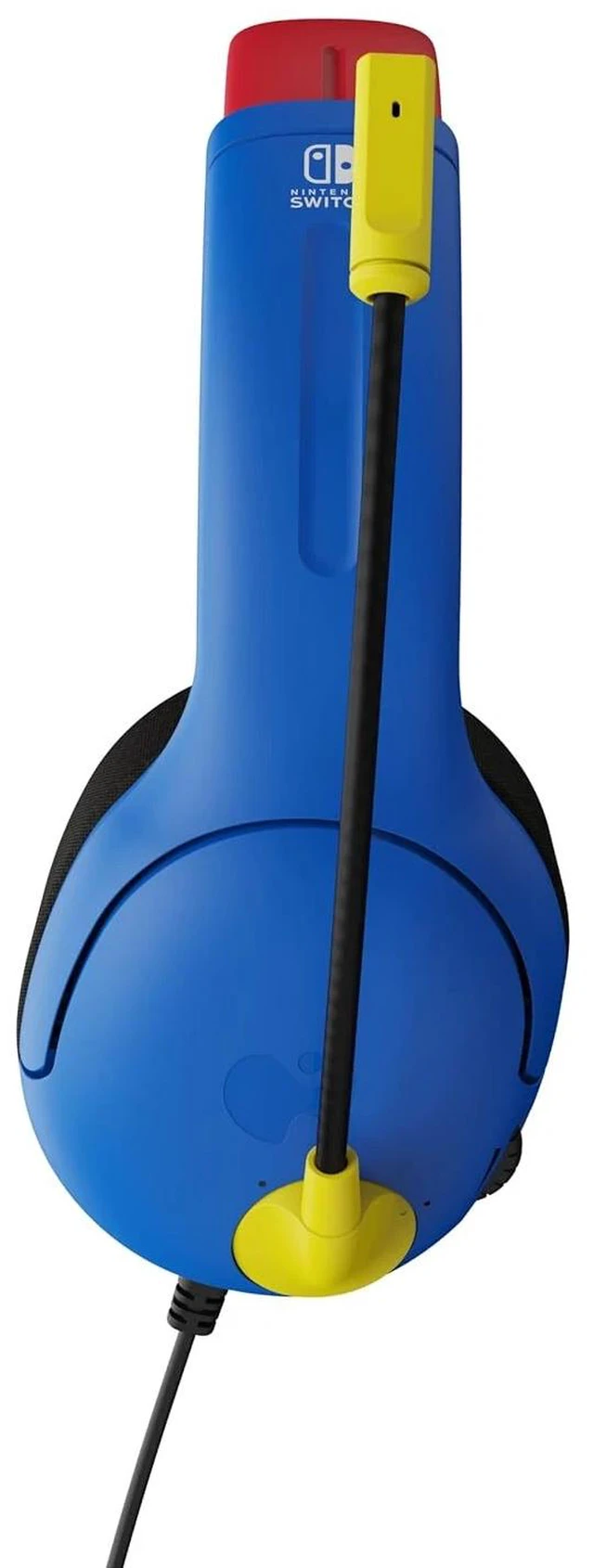 Alt view image 4 of 5 - PDP 500-162-MAR AIRLITE Headset with Mic for Nintendo Switch/ Lite/ OLED - Mario Dash Blue