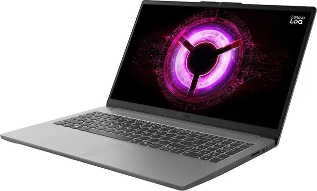 Alt view image 3 of 5 - Lenovo 15.6" LOQ 2K Gaming Laptop Ryzen 7 170 2025 GeForce RTX 4050 16GB 512GB SSD - Luna Grey 83S0007FUS