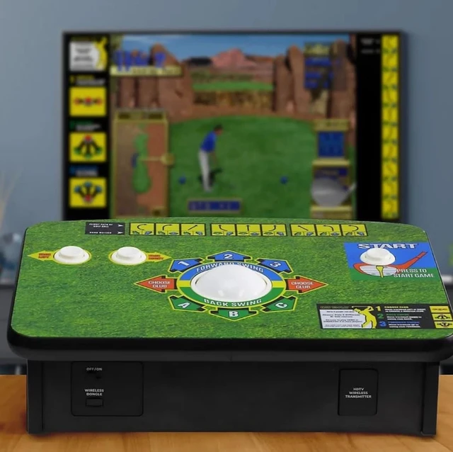 Alt view image 6 of 6 - NewWave Toys Golden Tee Plug-And-Play Wireless Arcade Controller
