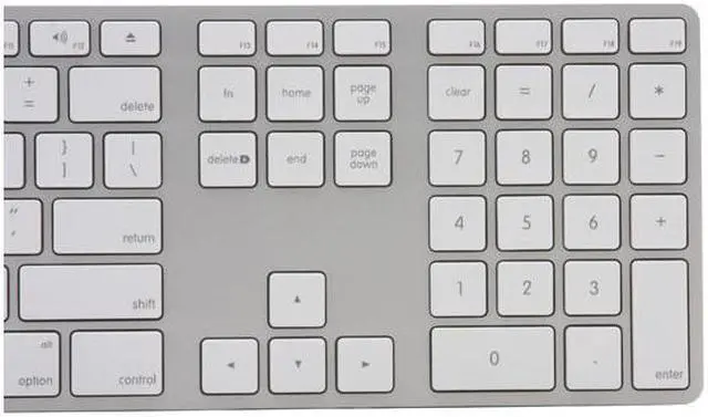 Alt view image 6 of 6 - Apple Keyboard With Numeric Keypad Wired MB110LL/A