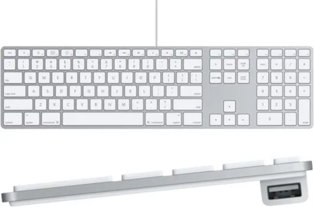 Main image of Apple Keyboard With Numeric Keypad Wired MB110LL/A