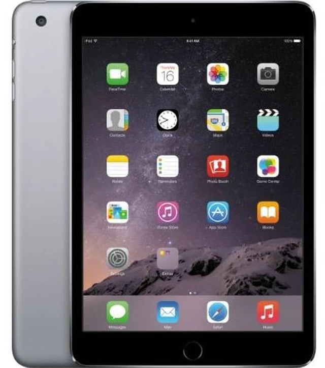 Alt view image 2 of 4 - Apple iPad Mini 3rd 16GB, WI-FI, 7.9" - Space Gray - (MGNR2LL/A)
