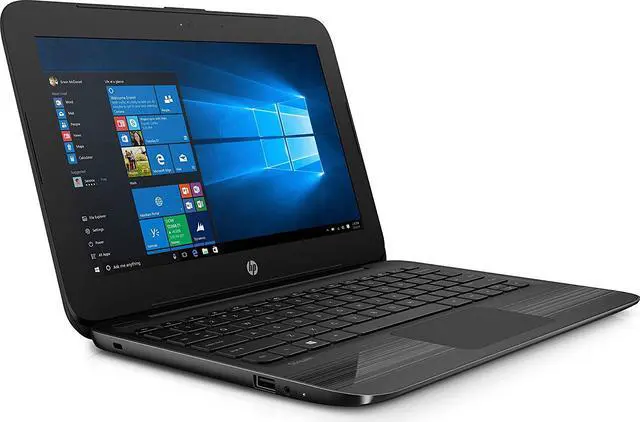 Alt view image 2 of 5 - HP Stream Pro G3 Laptop 11" 64GB 4GB RAM Intel Celeron N3060 - Black Z1Z88UT-ABA