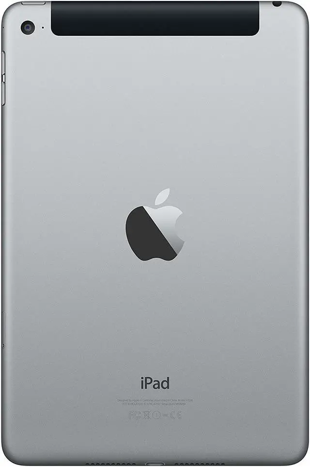 Alt view image 2 of 9 - Apple Grade B iPad Mini 4 128GB Wi-Fi + 4g Space Gray MK8D2LL/A
