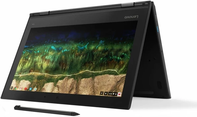 Alt view image 3 of 4 - Lenovo Laptop 11.6" 500e Chromebook N3450 4GB RAM, 32GB 81ES0007US