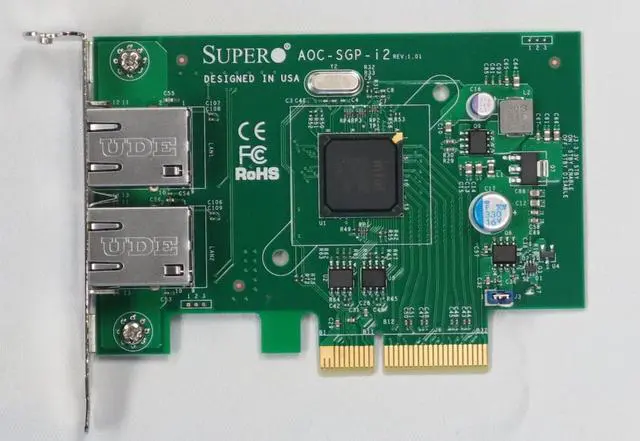 Main image of Supermicro AOC-SGP-i2 Gigabit Ethernet Card