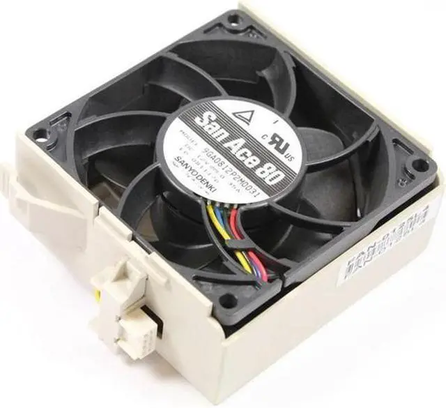 Main image of Supermicro FAN-0125L4 80x32 mm 6.7K RPM SC836 Rear Exhaust Fan w/ Housing