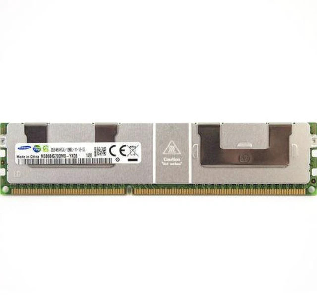 Main image of Samsung M386B4G70DM0-YK03 32GB DDR3-1600 4Rx4 1.35V LP ECC LRDIMM Server Memory