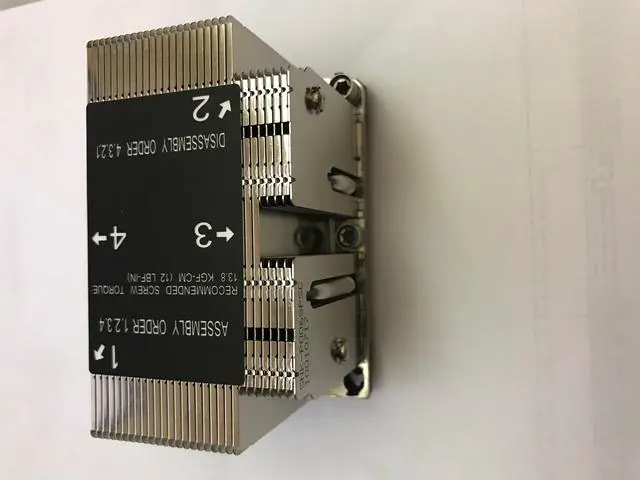 Alt view image 2 of 13 - Supermicro SNK-P0068PSC LGA 3647-0 2U &UP X11 Purley Platform CPU Heat Sink