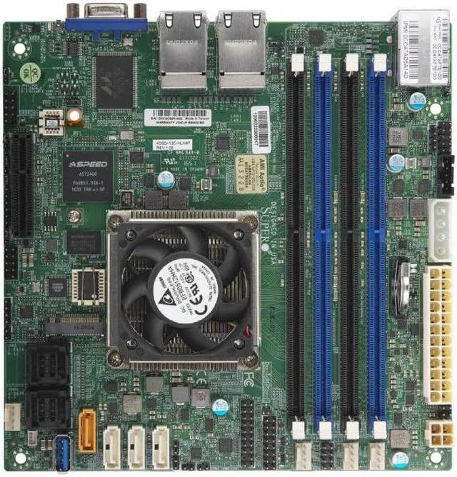 Main image of Supermicro A2SDi-8C+-HLN4F Mini-ITX Motherboard