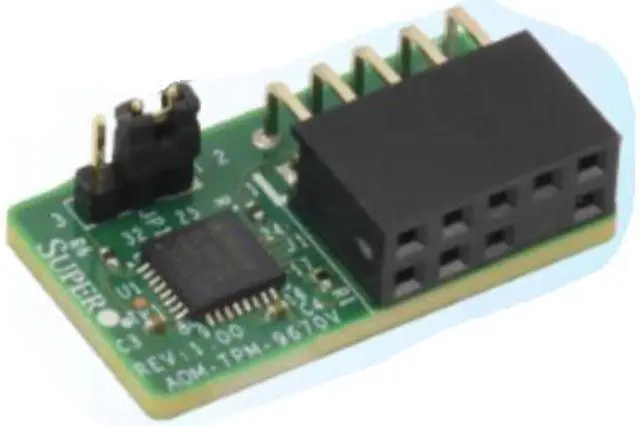 Main image of SuperMicro AOM-TPM-9670V-S TPM module (Vertical)
