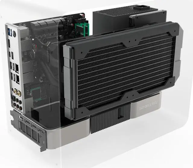 Alt view image 4 of 4 - Streacom DA2 V2 Black Mini Itx Case