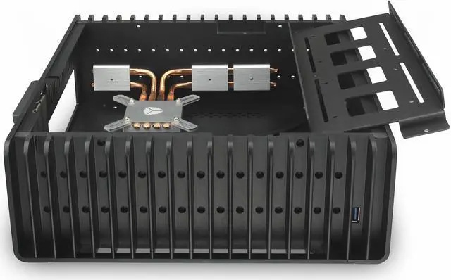 Alt view image 4 of 4 - Streacom FC9B-ALPHA-OPT Fanless Chassis