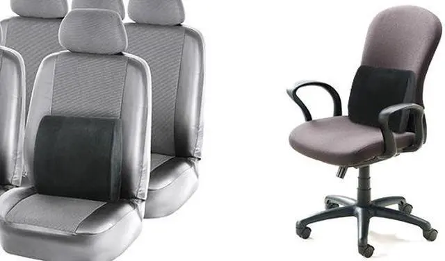 Alt view image 3 of 8 - Back and Lumbar Massage Pillow - 2 Massage Modes