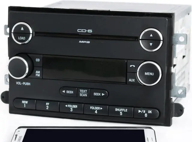 Main image of 06-07 Ford Mercury Milan Radio AM FM 6 Disc CD w Bluetooth Music  6E5T-18C815-CL