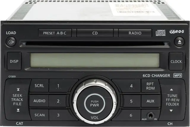 Main image of 2007-09 Nissan Versa AM FM Radio 6 Disc CD Player MP3 28185EM31C Opt CY20D