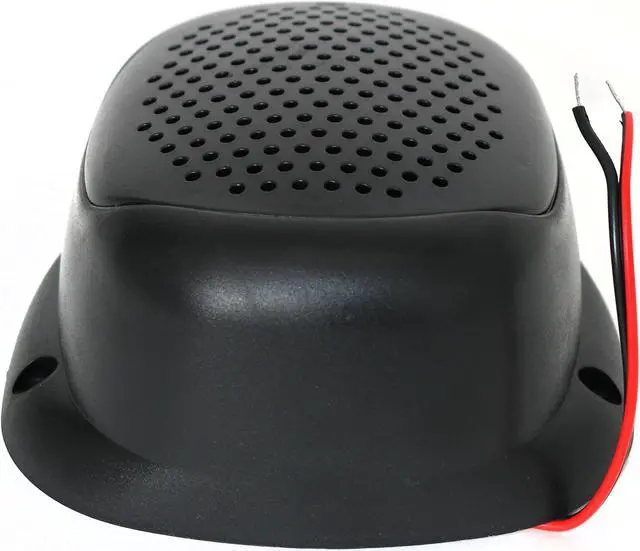 Alt view image 4 of 5 - Black 3 Inch Waterproof Surface Mount Satellite Speaker 25 Watts Marine Spa RV