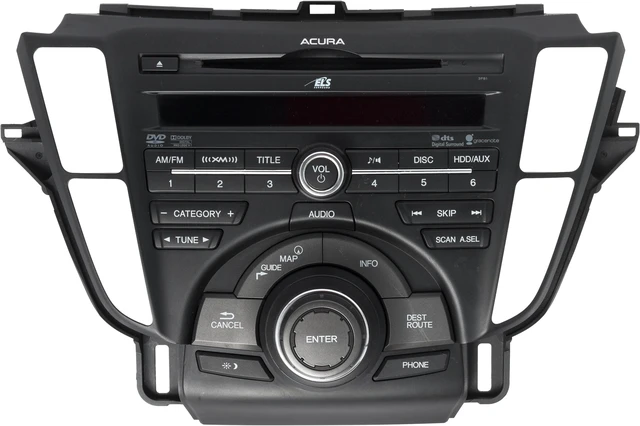 Main image of 2013-14 Acura TL AM FM Radio XM DVD CD MP3 Player 39100-TK4-A340-M1 Option 3PB1