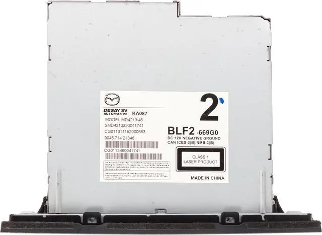 Alt view image 5 of 5 - 2014-2016 Mazda 3 Dashboard Mounted Single Disc CD Player Part Number BLF2-669G0