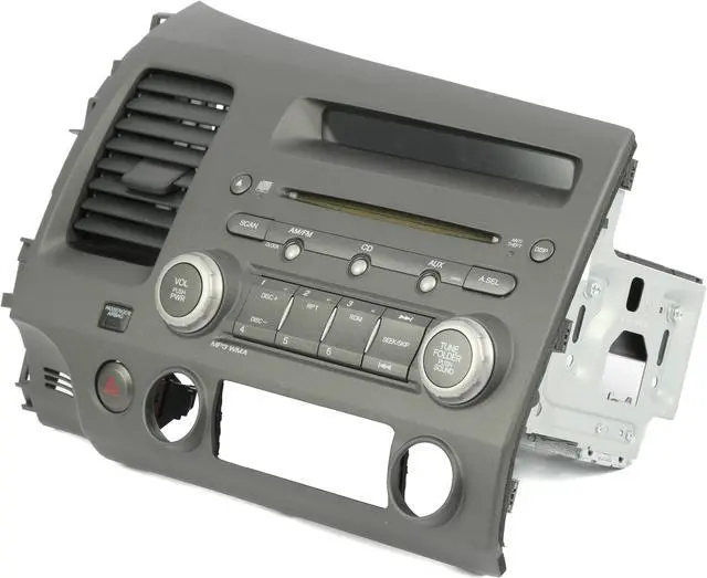 Alt view image 4 of 6 - Honda Civic 2006-11 Radio AM FM CD Player 39100-SNA-A040-M1 Face Code 2AM0