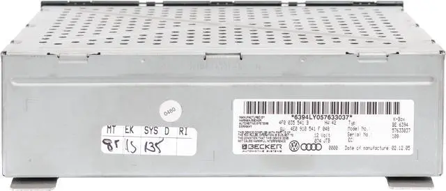 Alt view image 4 of 4 - 2005-2009 Audi A6 S6 AM FM Radio Receiver K-Box Style Chassis Unit 4F0 035 541 B