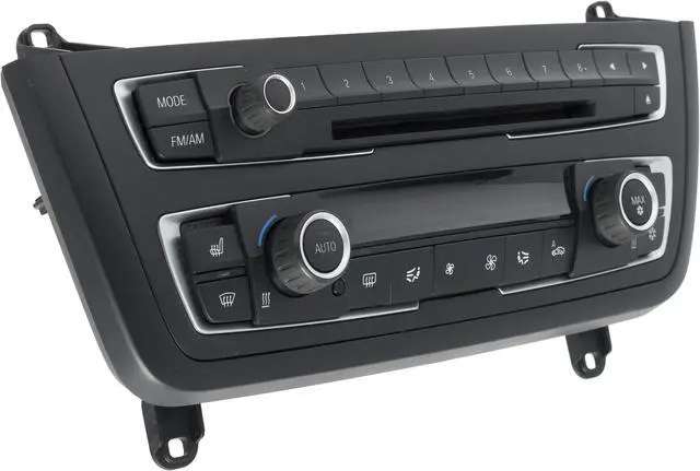 Alt view image 3 of 4 - 2012-17 BMW 320i AM FM Radio AC Heat Temperature Control Panel Model 61316814188