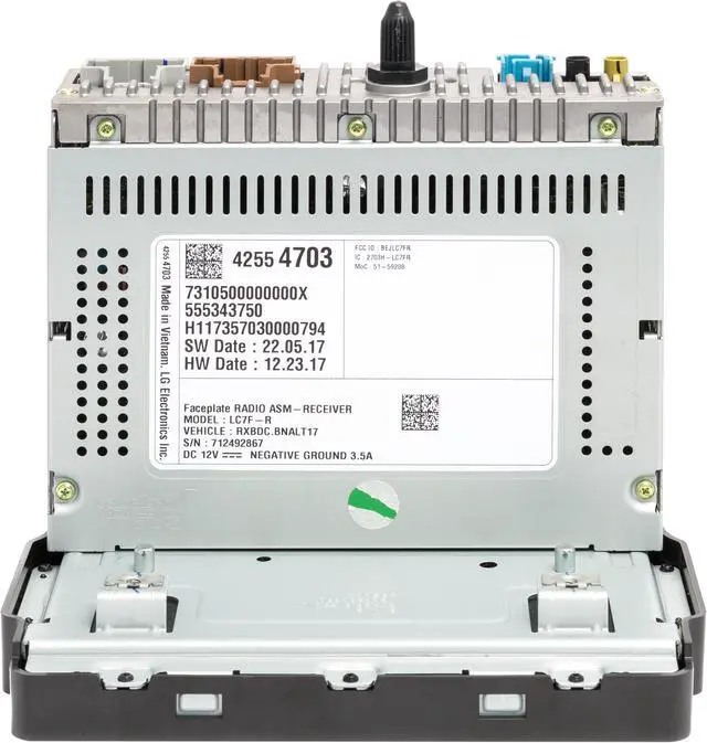 Alt view image 5 of 5 - 2018 Chevrolet Cruze Malibu 7 inch Touchscreen Display AM FM Radio 42554703