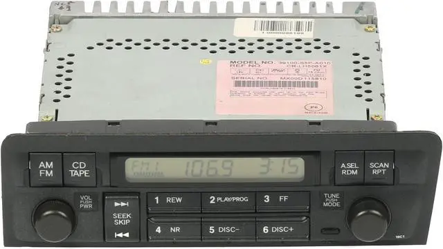 Main image of 2001 2002 2003 2004 2005 Honda Civic AM FM Radio 39100-S5P-A010 1BC1