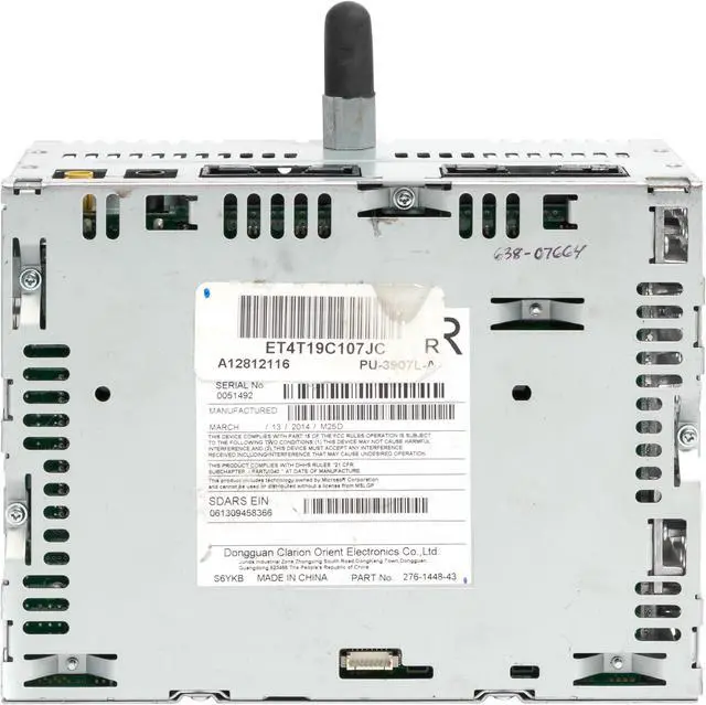 Alt view image 5 of 5 - 2014 Ford Edge Lincoln MKX AM FM Radio Single Disc CD MP3 Player ET4T-19C107-JC