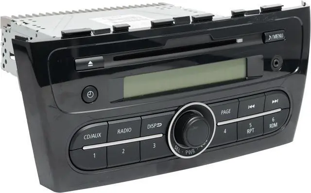 Alt view image 3 of 5 - 2014-2015 Mitsubishi Mirage AM-FM Radio CD MP3 Player w Aux Part Number 8701A368