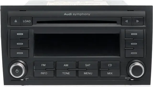 Main image of 2006-2008 Audi A4 AM FM XM Radio 6 Disc CD MP3 Player Part Number 8E0-036-195-AF