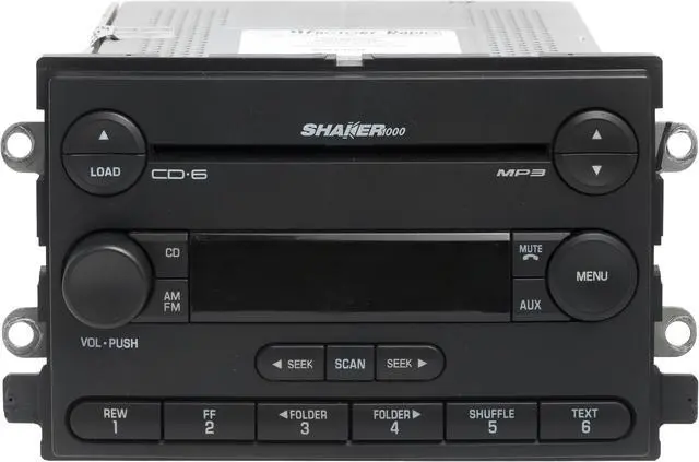 Main image of 2005-2006 Ford Mustang AM FM Radio Receiver 6 Disc CD MP3 Player 5R3T-18C815-JA