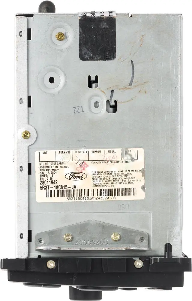 Alt view image 5 of 5 - 2005-2006 Ford Mustang AM FM Radio Receiver 6 Disc CD MP3 Player 5R3T-18C815-JA