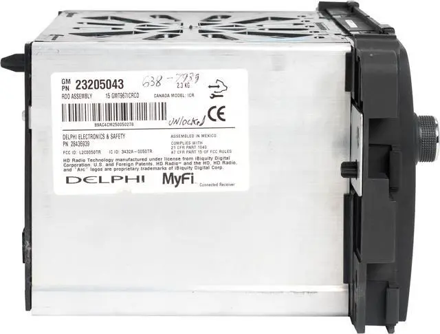 Alt view image 5 of 5 - 2015-2016 Chevrolet Traverse AM FM Radio Receiver Single Disc CD Player 23205043