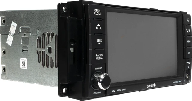 Alt view image 2 of 5 - 2008-2009 Dodge Caravan AM FM Radio DVD Navigation Part Number P05064400AH RER