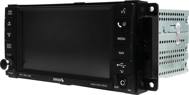 Alt view image 3 of 5 - 2008-2009 Dodge Caravan AM FM Radio DVD Navigation Part Number P05064400AH RER