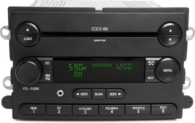 Main image of 2005 Ford Freestyle OEM AM FM Radio 6 CD Player Auxiliary Input 5F9T-18C815-GB
