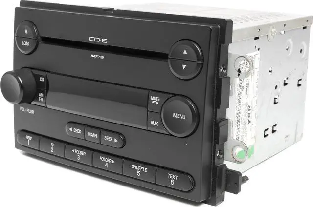 Alt view image 3 of 6 - 2005 Ford Freestyle AM FM Radio 6 CD Player w Bluetooth Upgrade 5F9T-18C815-GB