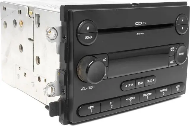 Alt view image 4 of 6 - 2005 Ford Freestyle AM FM Radio 6 CD Player w Bluetooth Upgrade 5F9T-18C815-GB