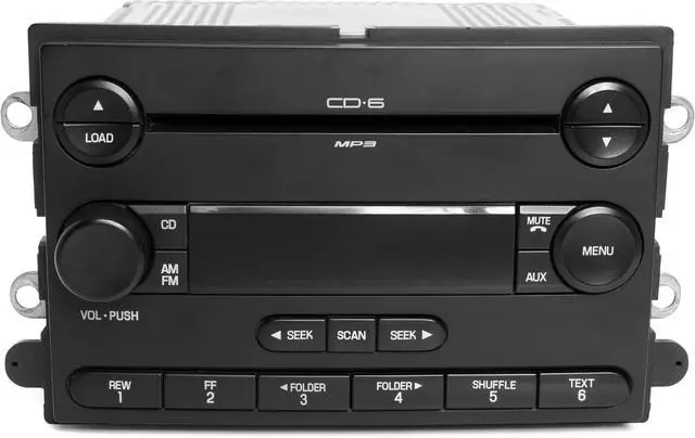 Alt view image 2 of 6 - 2005 Ford Freestyle AM FM Radio 6 CD Player w Bluetooth Upgrade 5F9T-18C815-GB