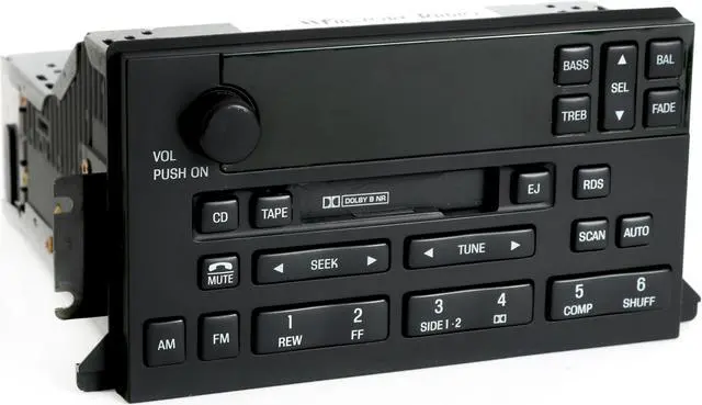 Alt view image 2 of 5 - Lincoln 1999-2002 Continental Radio AM FM Cassette Player - Part XF3F-18C870-AE
