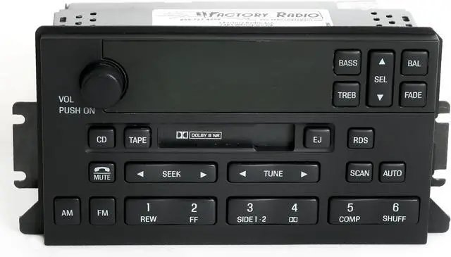 Main image of Lincoln 1999-2002 Continental Radio AM FM Cassette Player - Part XF3F-18C870-AE