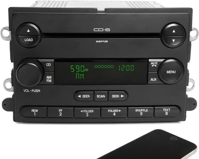 Main image of 2005 Ford Freestyle AM FM Radio 6 CD Player w Bluetooth Upgrade 5F9T-18C815-GB