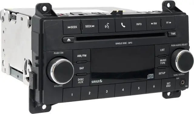 Alt view image 3 of 5 - 2011 Jeep Grand Cherokee AM FM SiriusXM Radio CD Player Aux Model ID P68039290AG