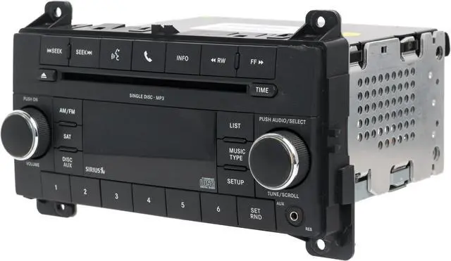 Alt view image 2 of 5 - 2011 Jeep Grand Cherokee AM FM SiriusXM Radio CD Player Aux Model ID P68039290AG