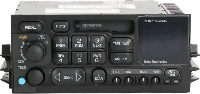 Alt view image 2 of 7 - 1995-2005 Chevy GMC Truck Radio AM FM Cassette Player Upgraded w Bluetooth Music