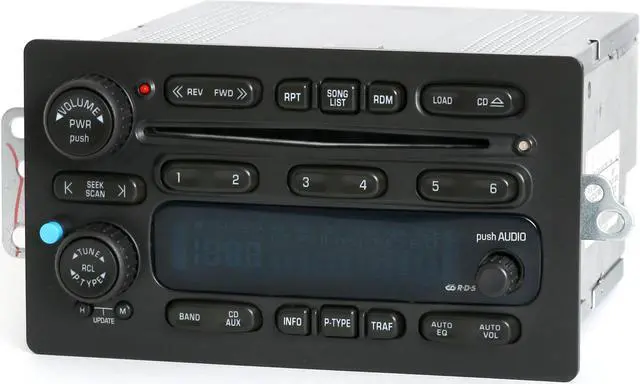 Alt view image 4 of 7 - UNLOCKED GMC Chevy Truck 03-05 Radio AM FM 6 Disc CD w Bluetooth Music 15196055