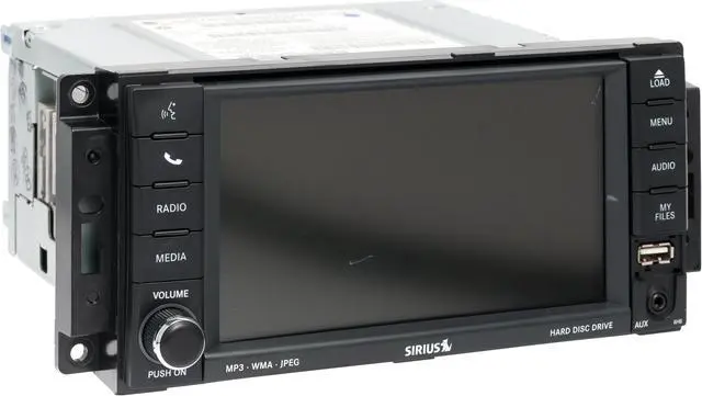 Alt view image 3 of 5 - Dodge Avenger 2011-12 AM FM Radio CD Player Navigation Face RHB Aux P05064836AG